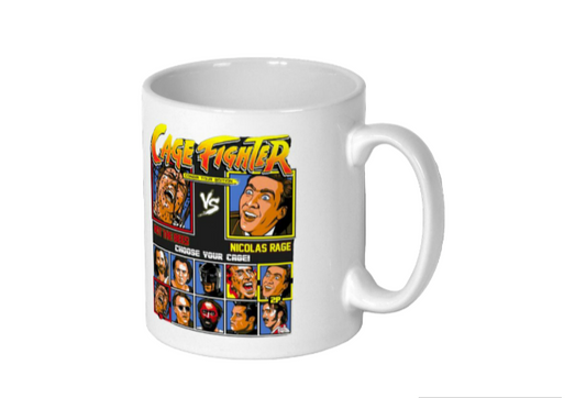 Nicholas Cage & Street Fighter - Cage Fighter Mug