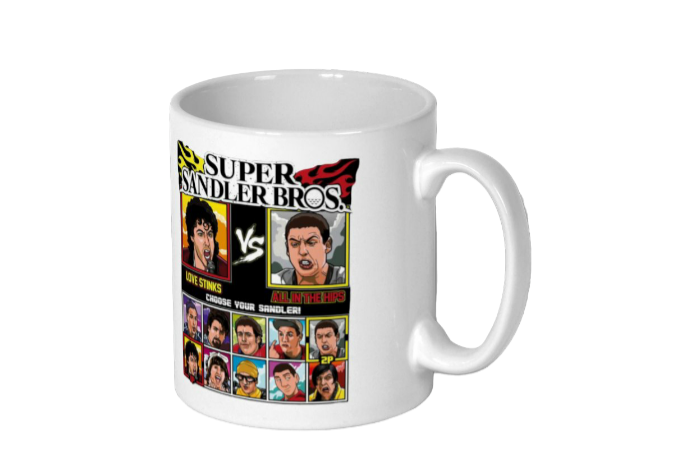 Super Smash Bro's & Adam Sandler - Super Sandler Bro's T-shirt Mug