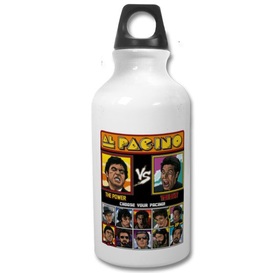 Al Pacino & Pac Man & Street Fighter - Al Pac-ino Fighter Water Bottle