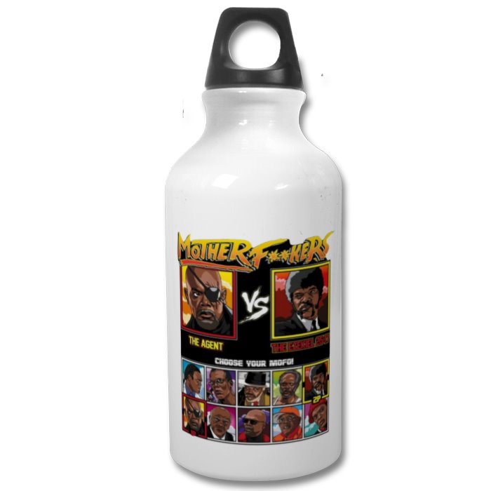 Samuel Jackson & Street Fighter - Mother F**kers Water Bottle