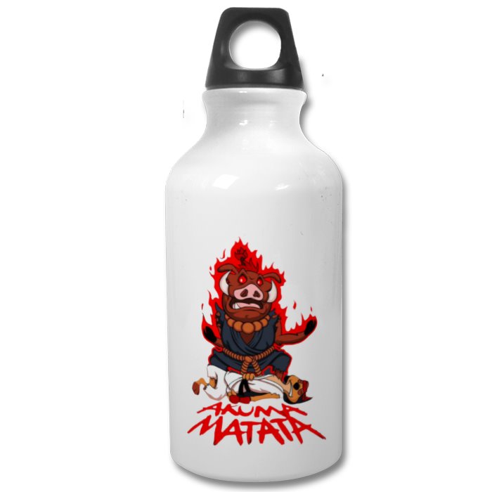 Timone & Pumba & Street Fighter - Akuma Matata Water Bottle