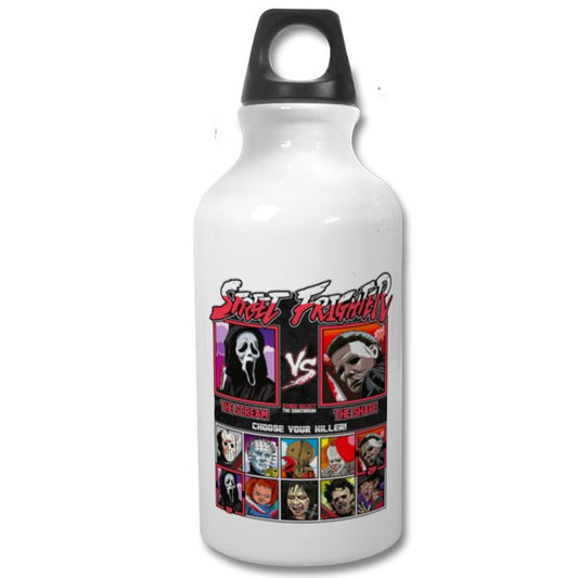 Horror Movies & Street Fighter - Street Frighter Water Bottle