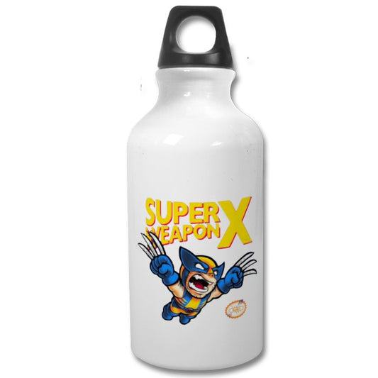 Super Mario Bro's & Wolverine - Super Weapon X Water Bottle