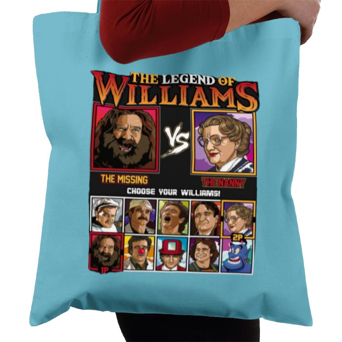 Robin Williams & The Legend Of Zelda -The Legend Of Williams Tote Bag