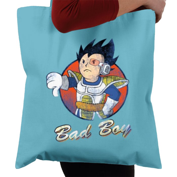 Dragonball Z x Fallout - Vegeta Bad Boy Tote Bag