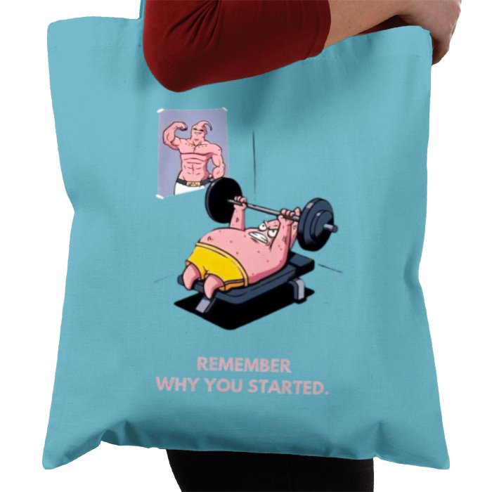 Dragonball Z x SpongeBob Square Pants - Why We Started Tote Bag
