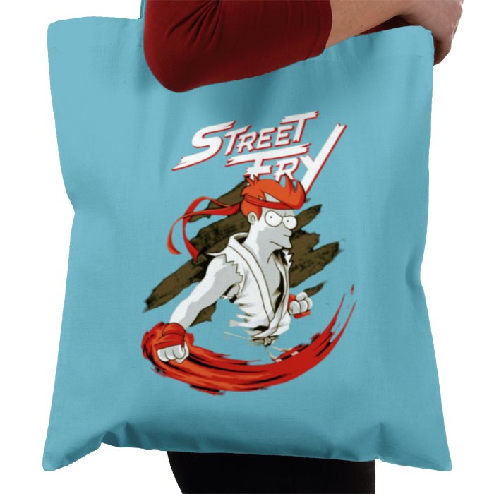 Futurama x Street Fighter - Street Fry Tote Bag