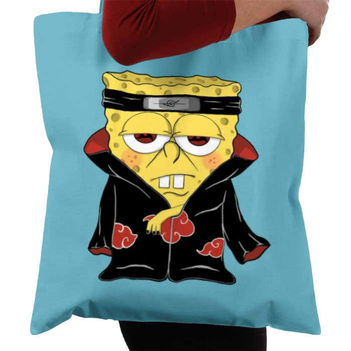 SpongeBob SquarePants & Naruto - SpongeBob Uchiha Tote Bag