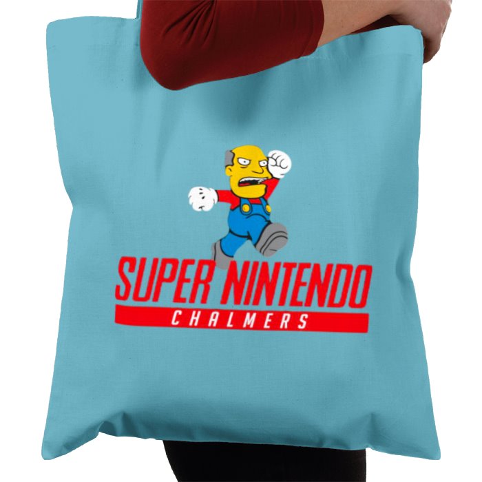 Super Nintendo & Super Mario Bro's & The Simpsons - Super Nintendo Chalmers Tote Bag