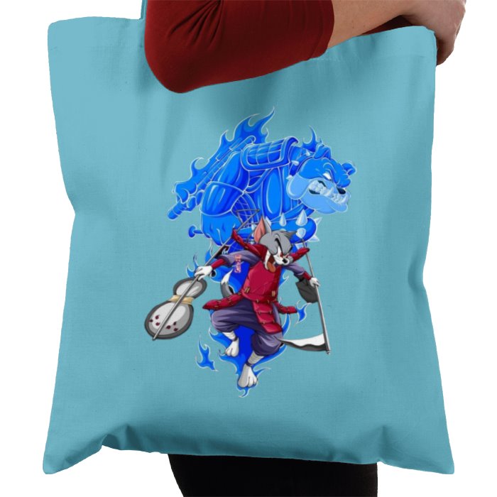 Tom & Jerry x Naruto - Tom/Madera Tote Bag