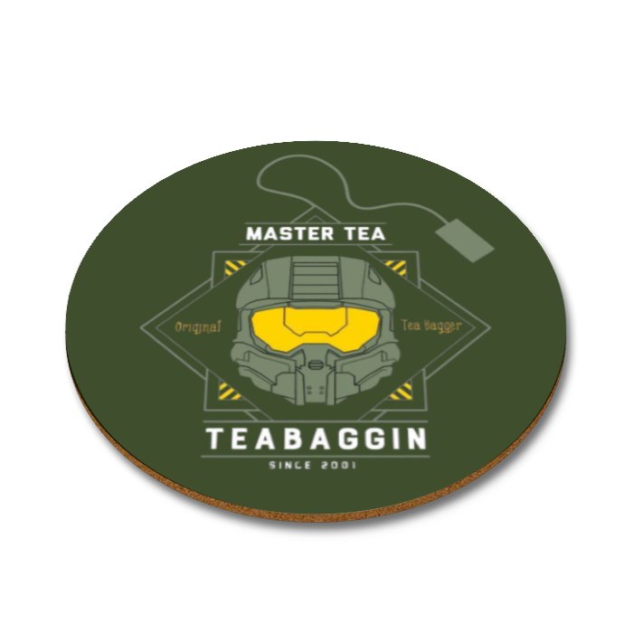 Halo - Master Tea Bagger Round Coasters