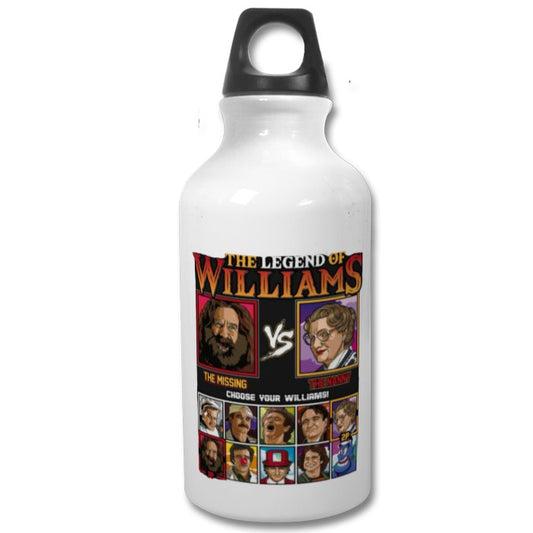 Robin Williams & The Legend Of Zelda -The Legend Of Williams Water Bottle