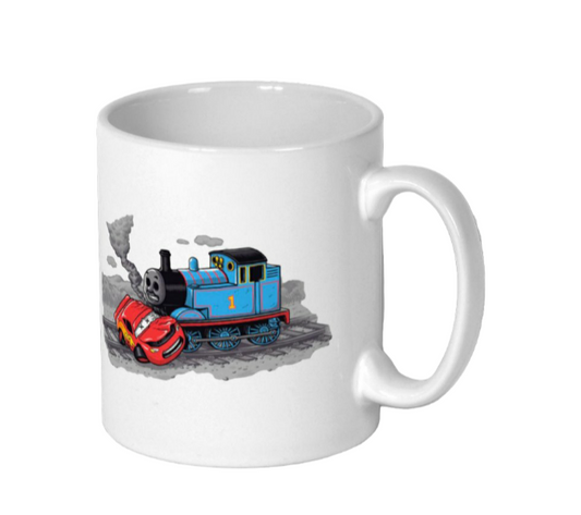 Thomas The Tank Engine & Cars - Cross Crash Mug