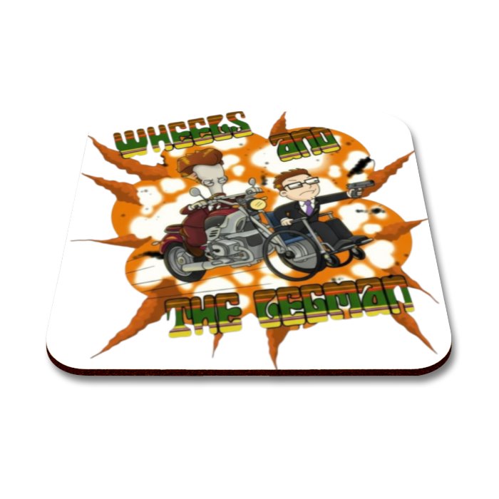 American Dad - Wheels & The Leg Man Square Coasters