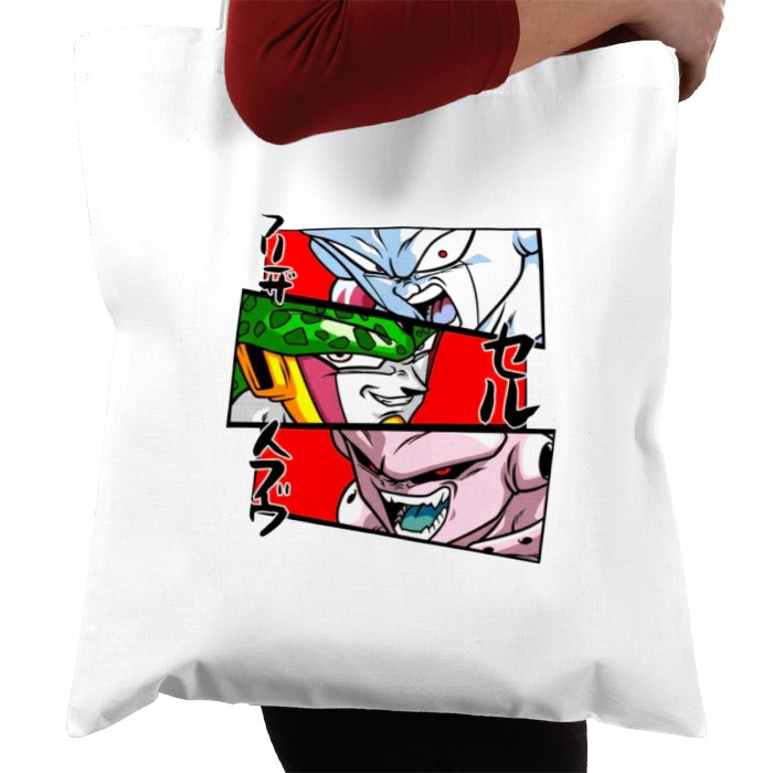 Dragonball Z - Villain Faces Tote Bag