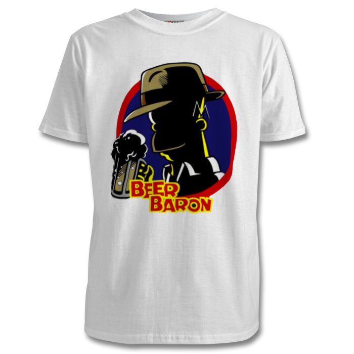 The Simpsons & Dick Tracey - Beer Baron T-shirt