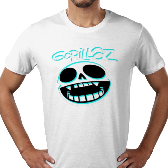 Gorillaz - Skull Cover T-Shirt