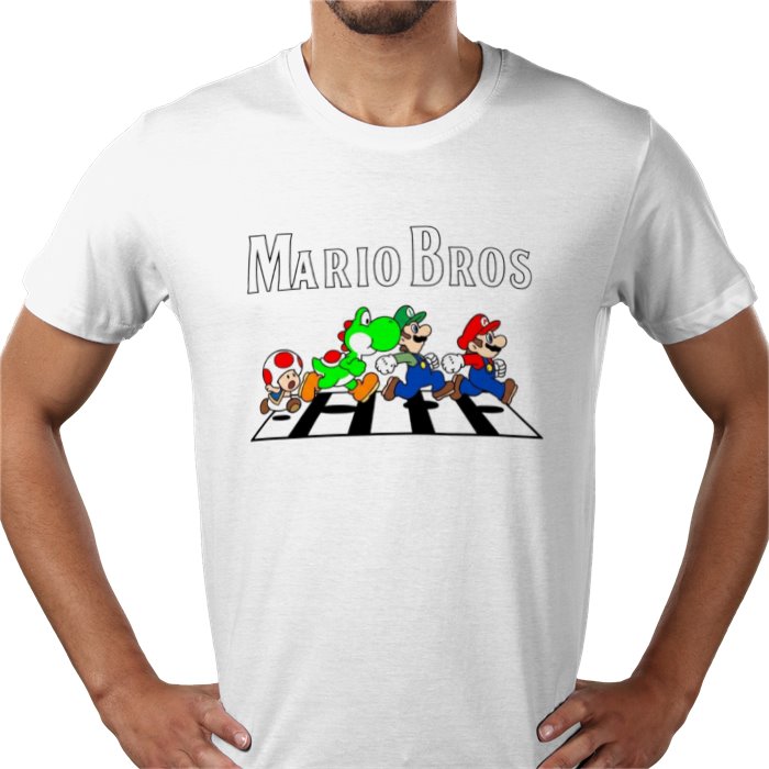 Super Mario Bros x The Beatles — Abbey Road Bros T-Shirt