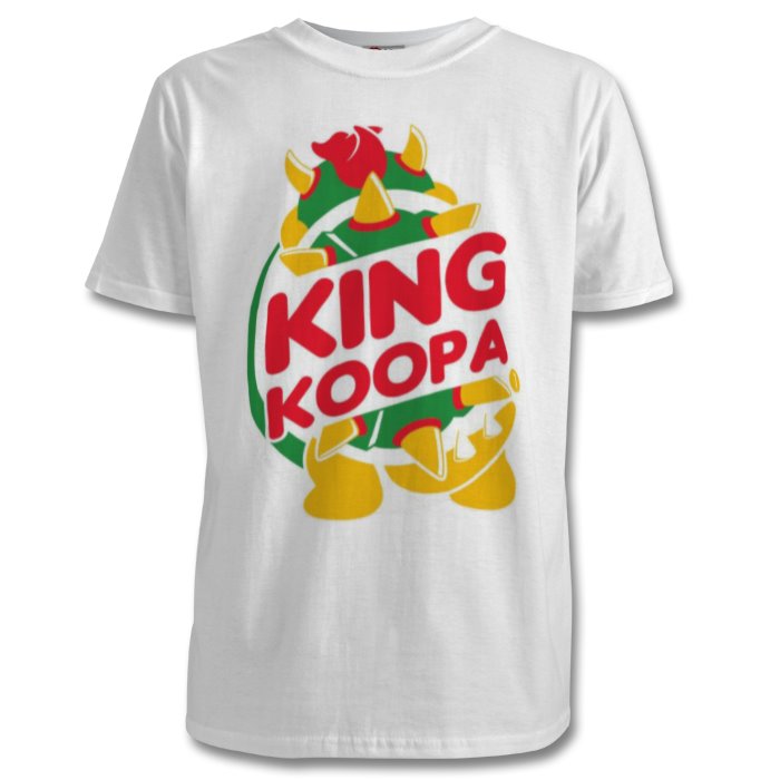 Super Mario Bro's & Burger King - King Koopa T-shirt