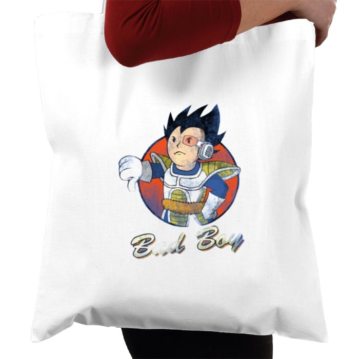 Dragonball Z x Fallout - Vegeta Bad Boy Tote Bag
