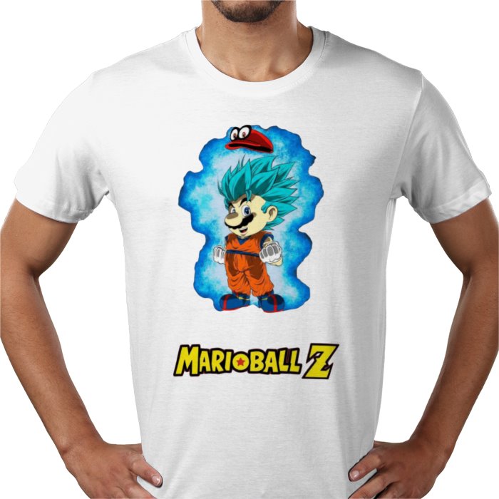 Super Mario x Dragonball Z - Super Saiyan Mario T-shirt