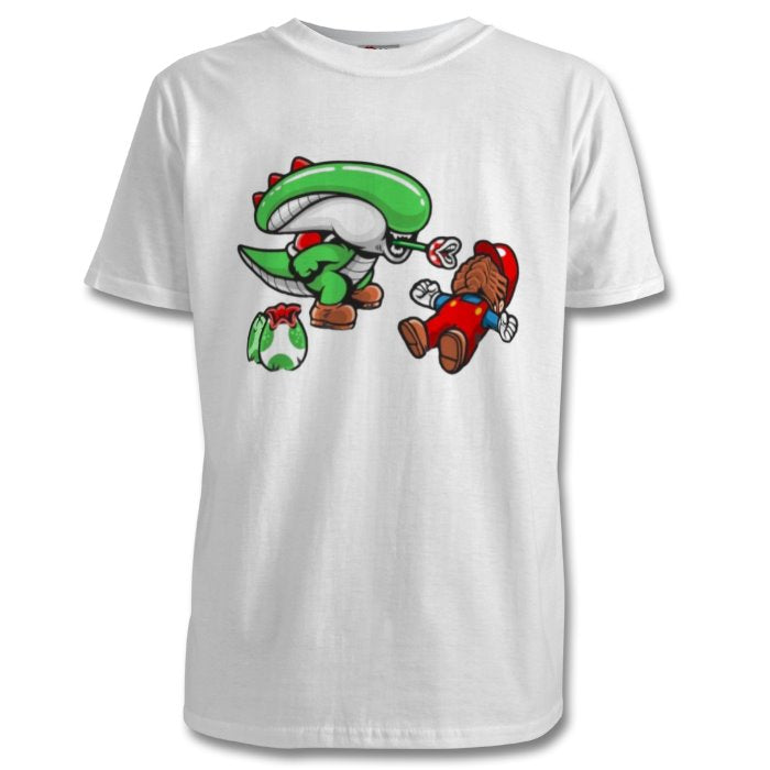 Super Mario Bro's & Alien - Xenomorph Bro's T-shirt