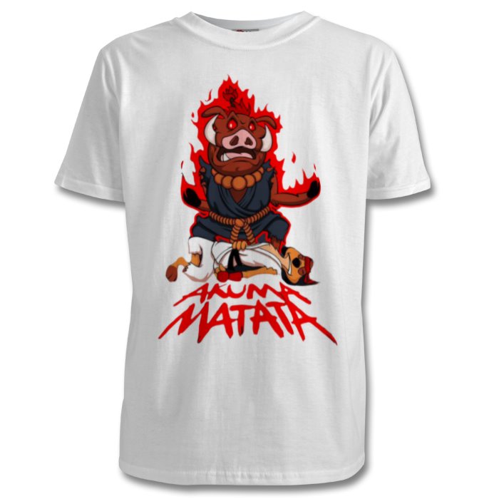 Timone & Pumba & Street Fighter - Akuma Matata T-shirt