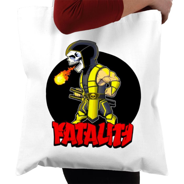 Mortal Kombat - Scorpion Fatality Tote Bag