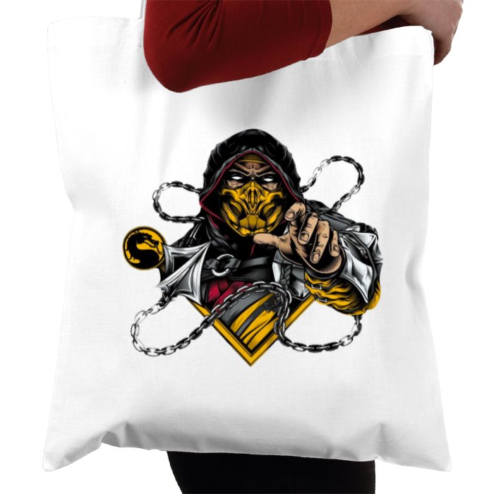 Mortal Kombat - Scorpion Wants You Tote Bag