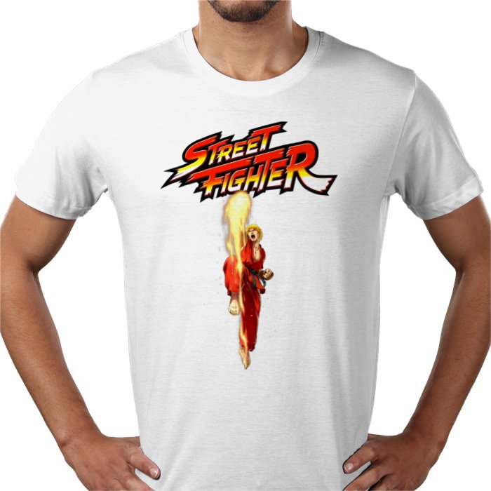 Street Fighter — Ken Dragon Punch T-Shirt