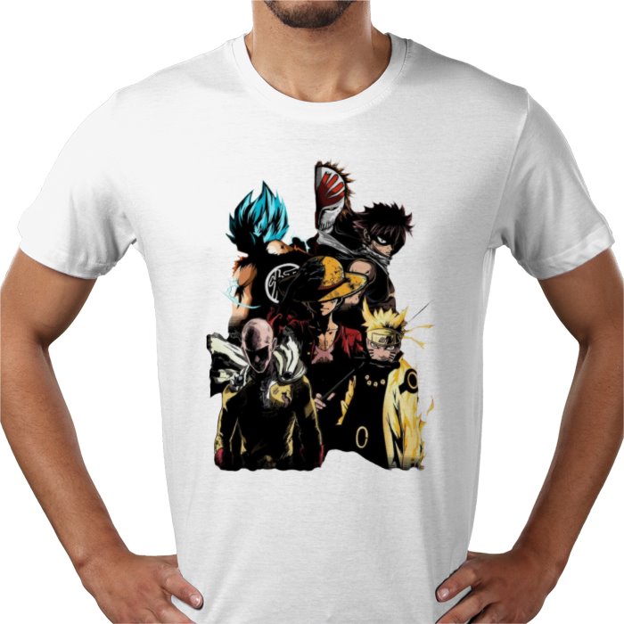 Anime - Heroes Crossover T-shirt