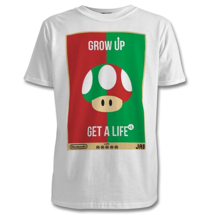 Super Mario Bro's - Get A Life T-shirt