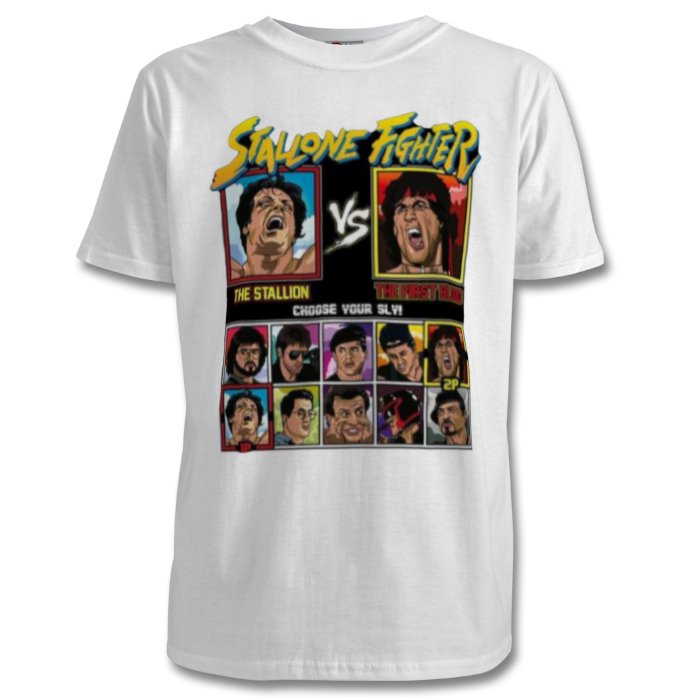 Sylvester Stallone & Street Fighter - Stallone Fighter T-shirt