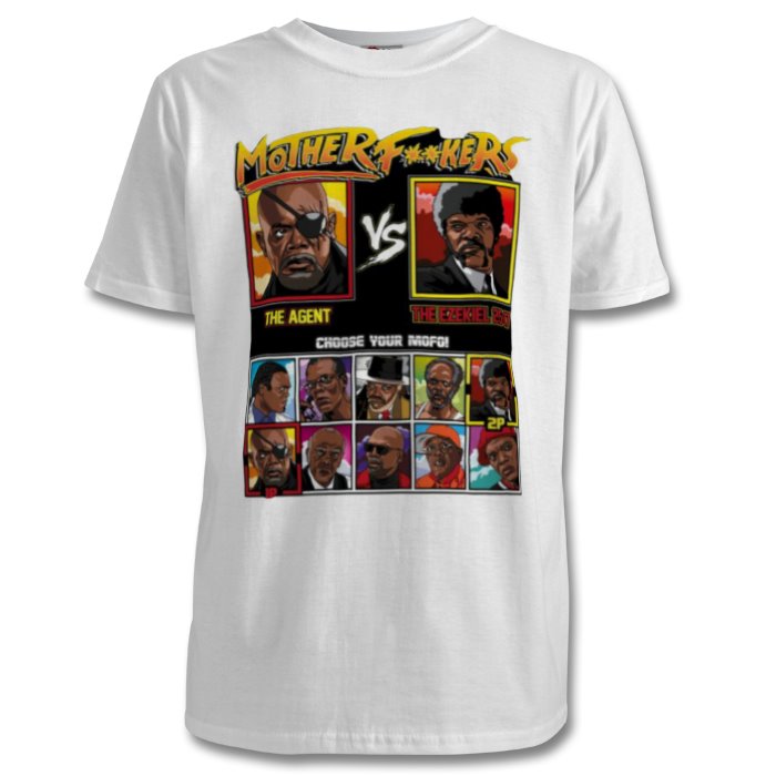 Samuel Jackson & Street Fighter - Mother F**kers T-shirt