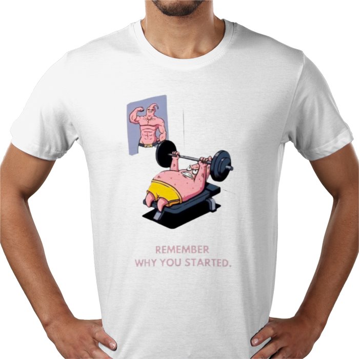 Dragonball Z & SpongeBob Square Pants- Remember Why You Started T-shirt