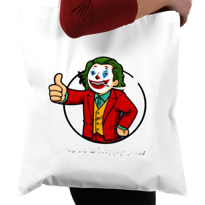 Fallout & Joker - Put On A Happy Face Tote Bag