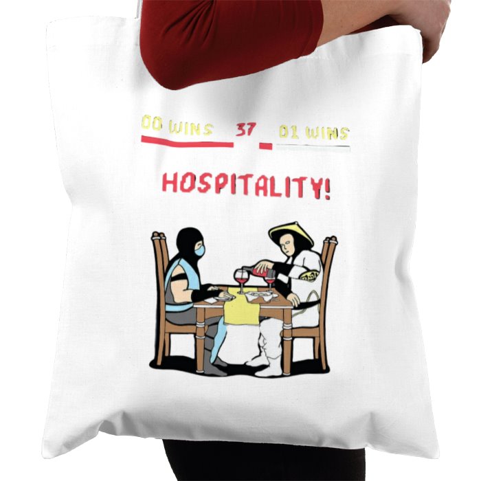 Mortal Kombat - Hospitality Wins Tote Bag