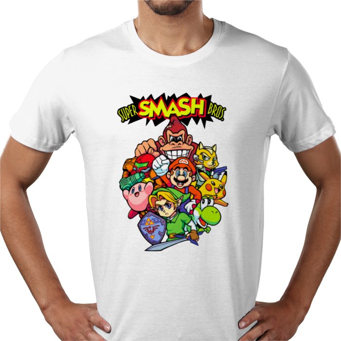 Super Smash Bros - Collage T-shirt