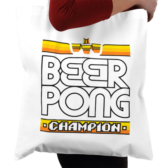 Beer Pong Tote Bag