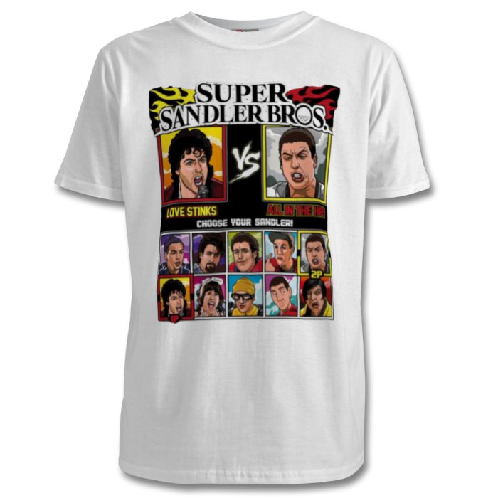 Super Smash Bro's & Adam Sandler - Super Sandler Bro's T-shirt