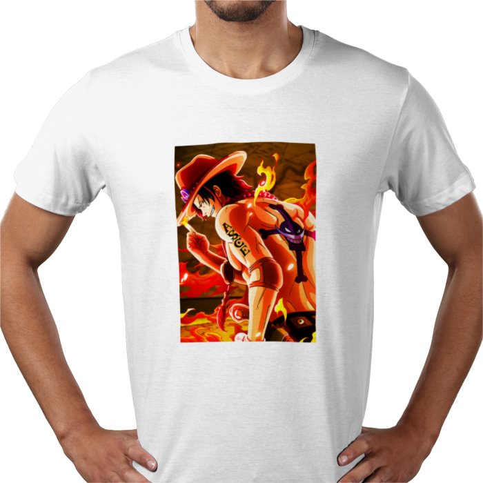 One Piece - Ace Theme 4 T-Shirt