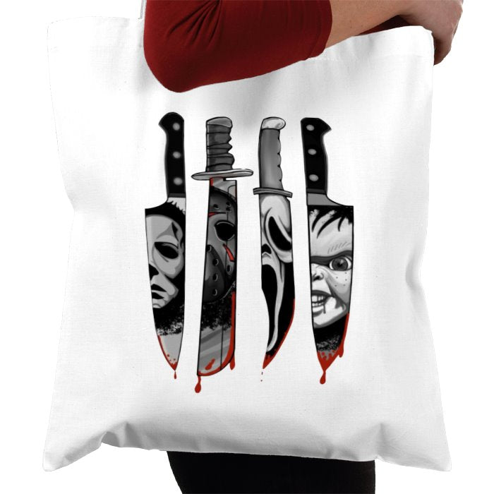 Horror Knifes Tote Bag
