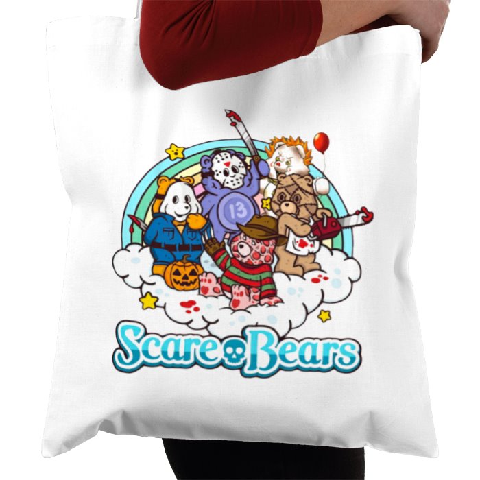Scare Bears Tote Bag