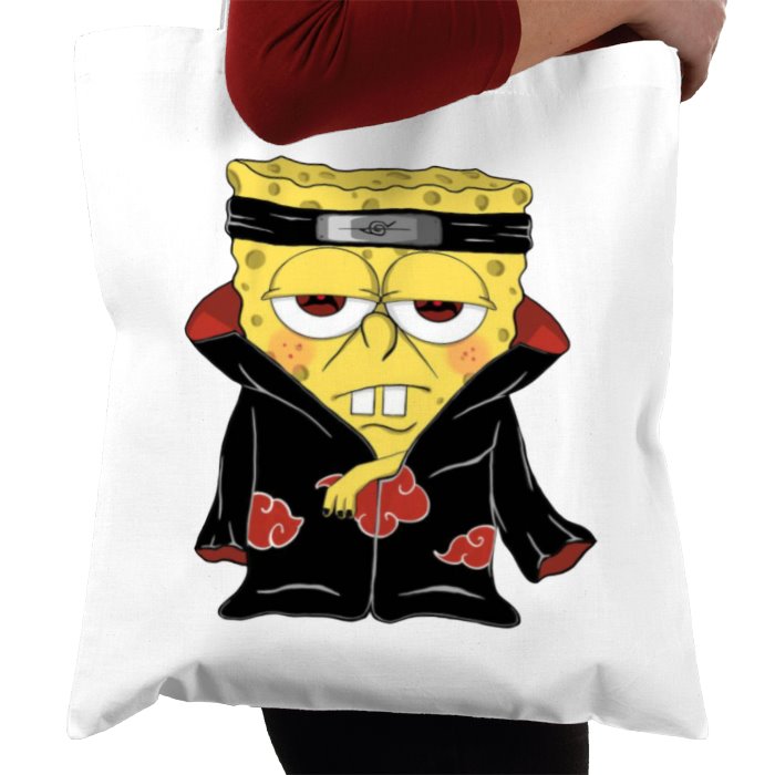 SpongeBob SquarePants & Naruto - SpongeBob Uchiha Tote Bag