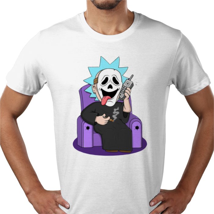 Rick & Morty & Scream - Ghostface Rick T-shirt