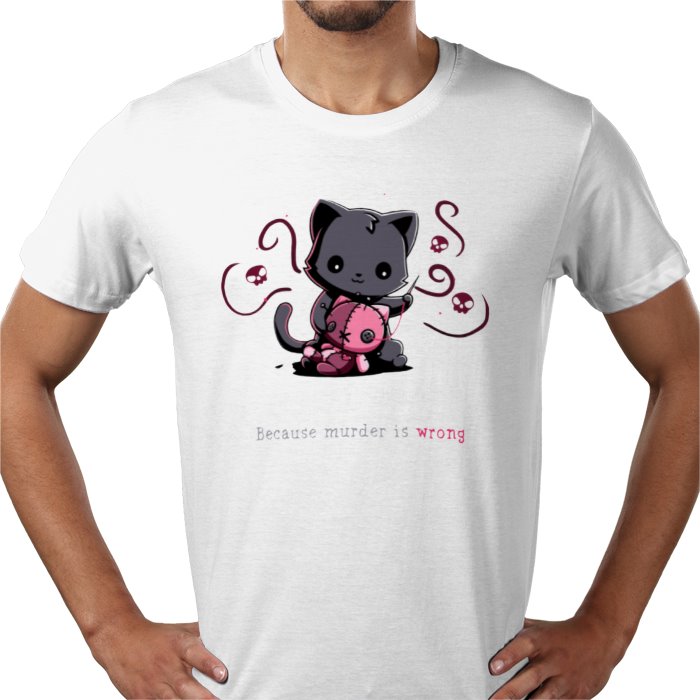 Crafting Because Murder Is Wrong T-shirt