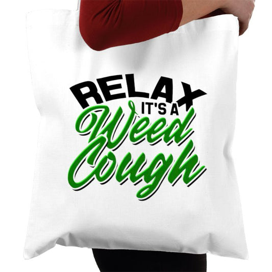 Weed Cough Tote Bag