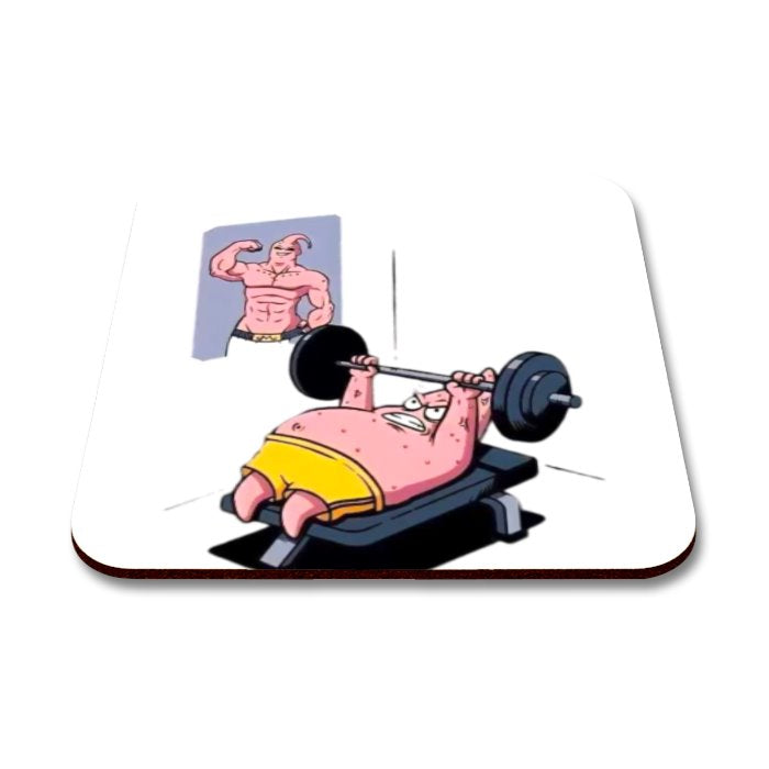Dragonball Z x SpongeBob Square Pants - Why You Started Square Coasters