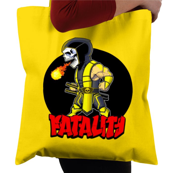 Mortal Kombat - Scorpion Fatality Tote Bag