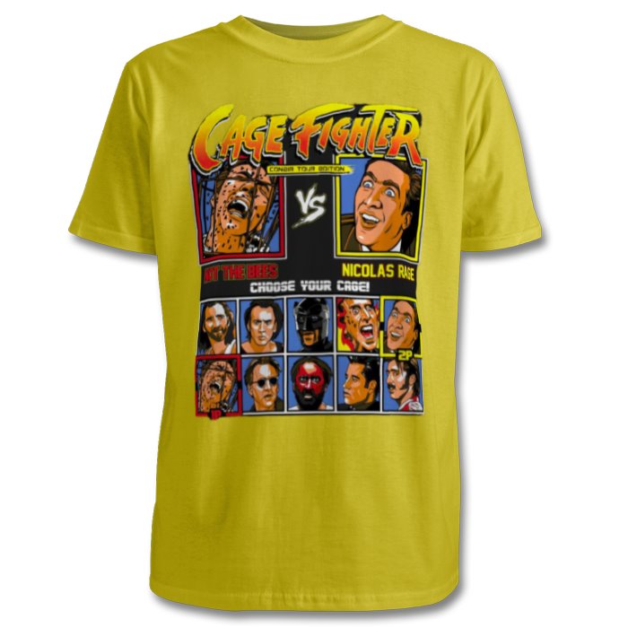 Nicholas Cage & Street Fighter - Cage Fighter T-shirt